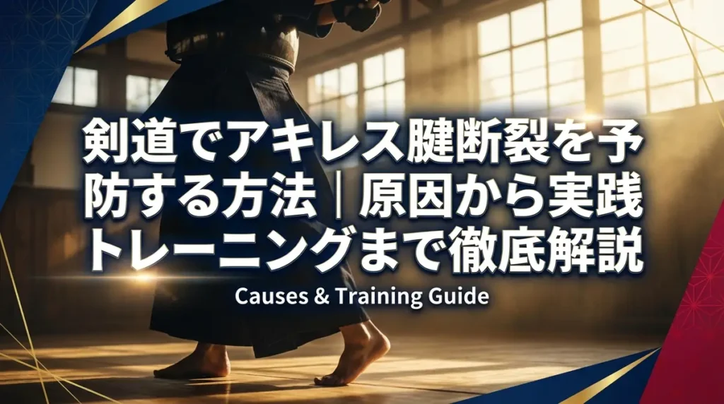 剣道でアキレス腱断裂を予防する方法｜原因から実践トレーニングまで徹底解説