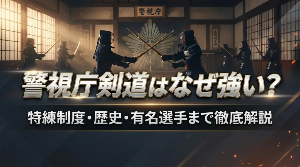 警視庁剣道はなぜ強い？特練制度・歴史・有名選手まで徹底解説