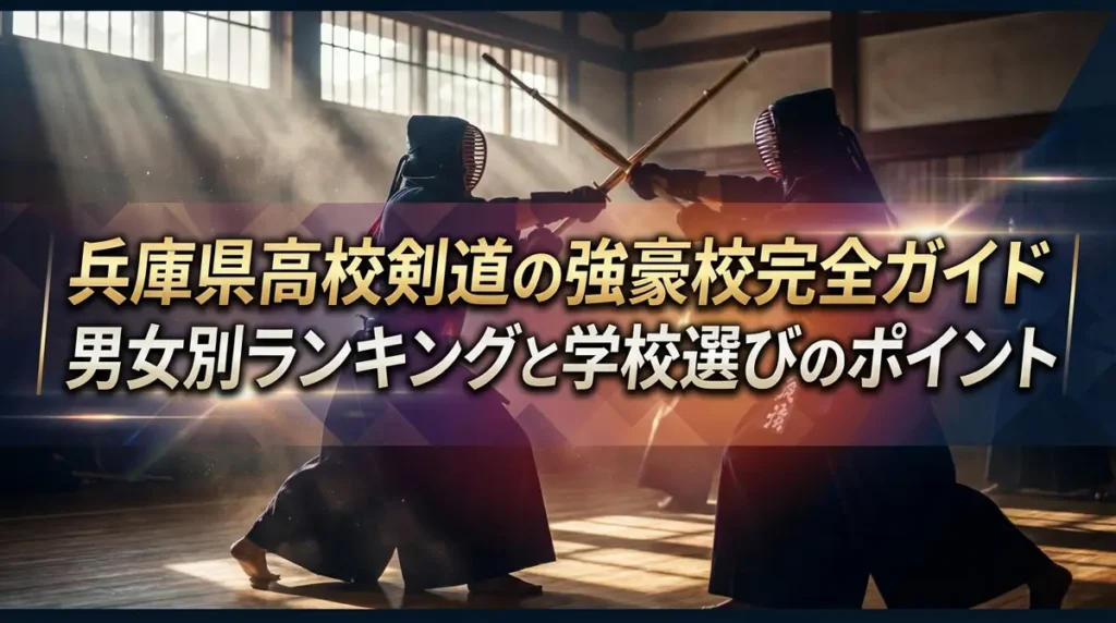 兵庫県高校剣道の強豪校完全ガイド｜男女別ランキングと学校選びのポイント