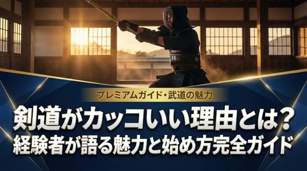 剣道がカッコいい理由とは？経験者が語る魅力と始め方完全ガイド